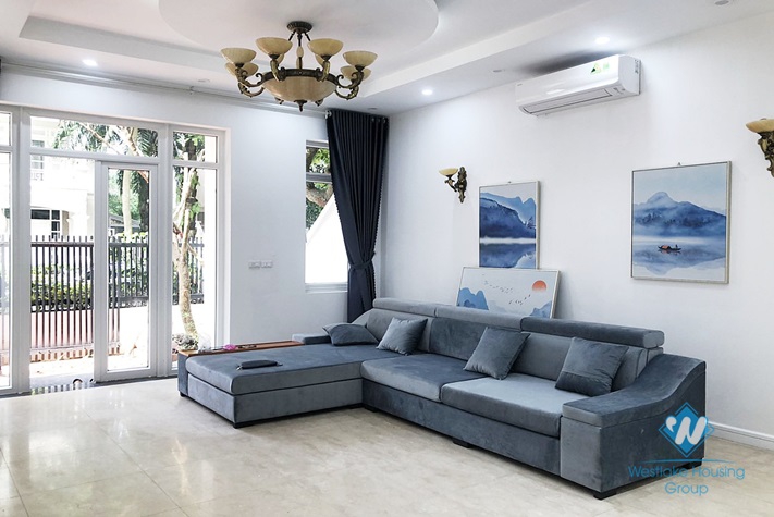 A semi-furnished house with 5 bedrooms for rent in Ciputra T Block